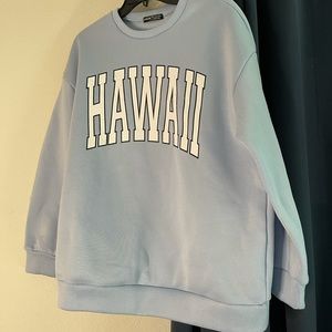 SHEIN Sweatshirt. Large. Light Blue.